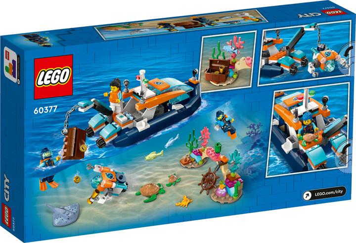Immagine prodotto LEGO Barca da ricerca marina (60377, LEGO City)