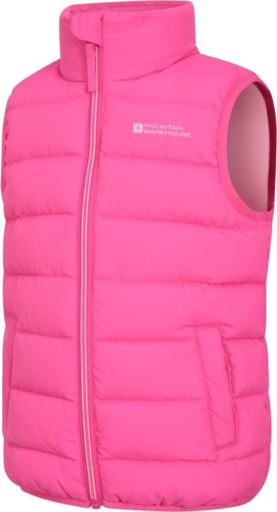 Actual product image Mountain Warehouse Childrens/Kids Rocko Plain Padded Gilet (140)
