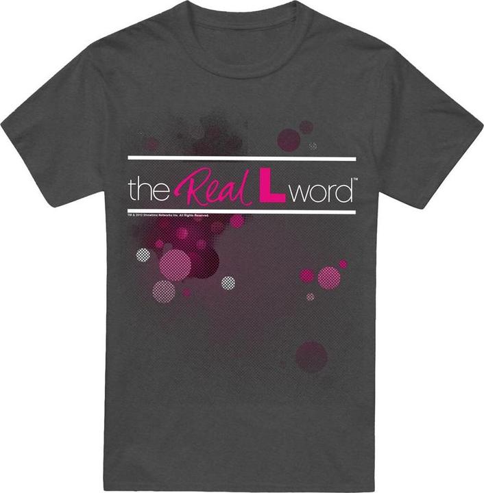 Actual product image The Real L Word Unisex Adult Flashy Logo T-Shirt (L)