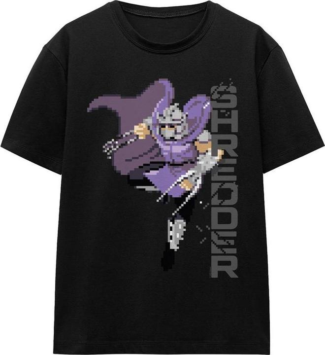 Actual product image Teenage Mutant NT Unisex Adult Arcade Shredder Retro T-Shirt (M)