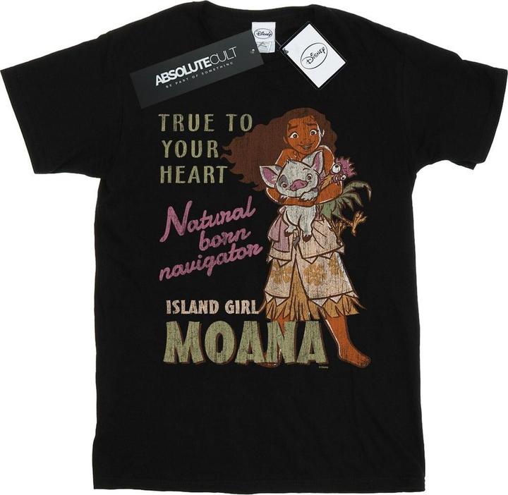 Immagine prodotto Disney Moana Natural Born Navigator Maglietta Ragazze (140, 146)