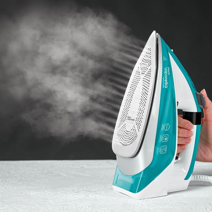 Actual product image Polti Iron PLEU0252 Vaporella Quick & Slide QS210 Steam Iron, 2400 W, Water tank capacity 350 ml, Cont (2400 W, 40 g/min)