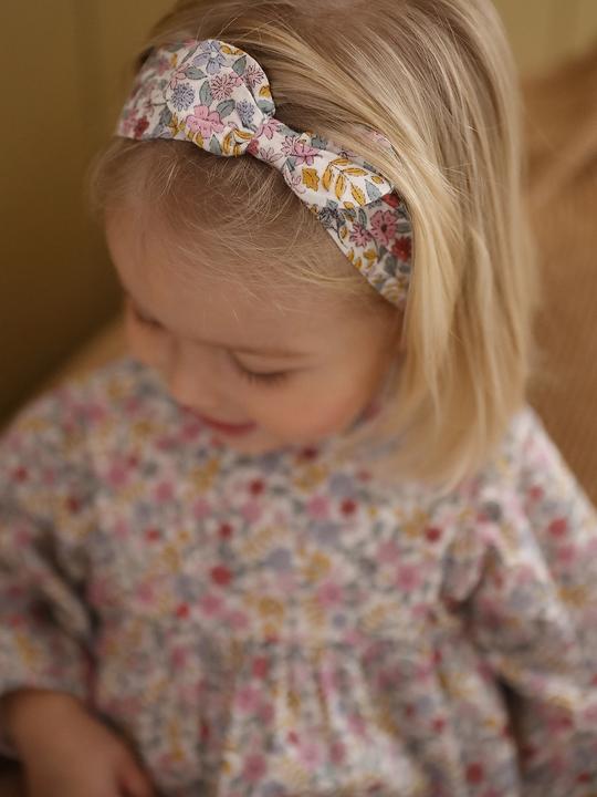 Actual product image Vertbaudet Mädchen Baby-Set mit Blumen: Kleid & Haarband (68)