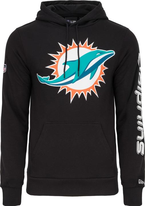 Produktbild New Era NFL Fleece Hoody - VERTICAL Miami Dolphins - XS (XS)