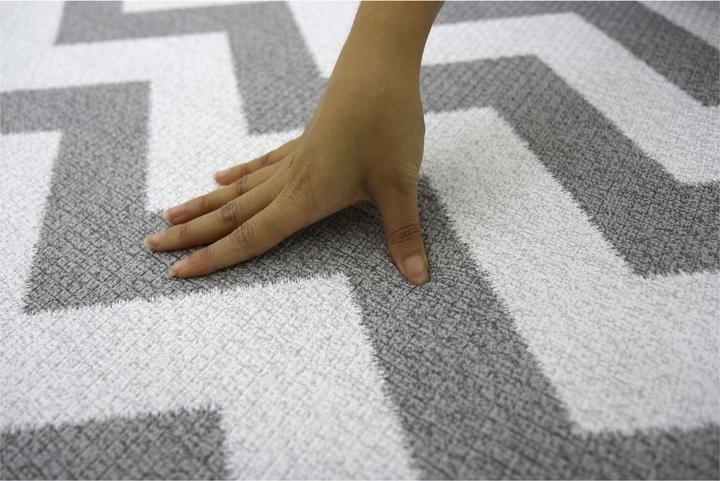 Actual product image Dwinguler Zig Zag Grey (Slim) (180 x 140 cm)