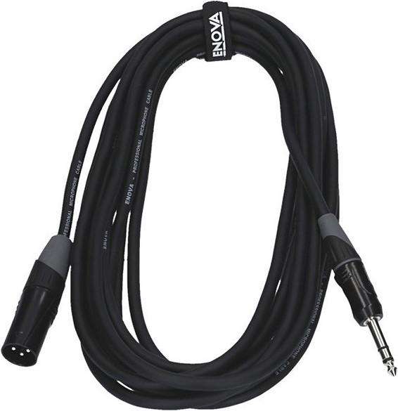 Actual product image Enova XLR male to jack plug 6.35mm, 5m (5 m)