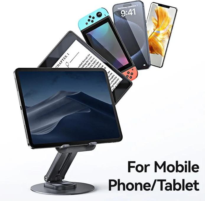 Produktbild Usams Desk stand for phone/tablet 4.7-12 inches black ZJ80ZJ01 (US-ZJ080)