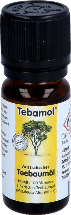Actual product image Tebamol TEA TREE OIL, 10 ml oil (Body oil, 10 ml)