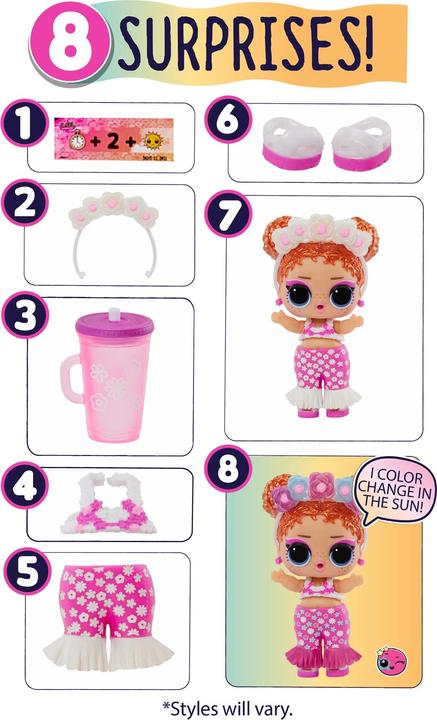 Actual product image L.O.L. Surprise! Sunshine Makeover Pop