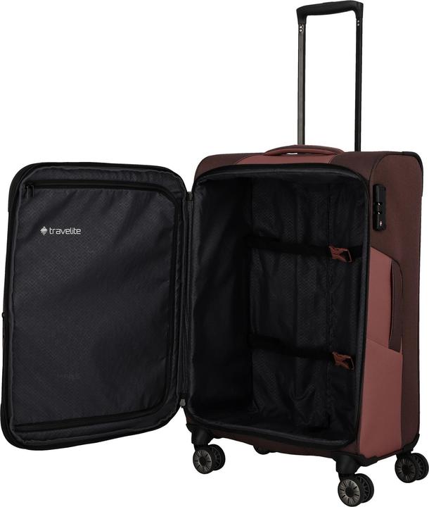 Produktbild Travelite Trolley + Koffer Viia 4w Trolley M (70 l, M (50 - 90l))