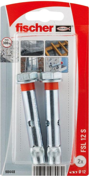 Immagine prodotto Fischer Ancoraggio a manicotto FSL 12 SK NV (2 pz.)