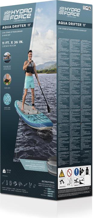 Produktbild Bestway SUP Aqua Drifter 335 x 91.5 x 15cm (11')