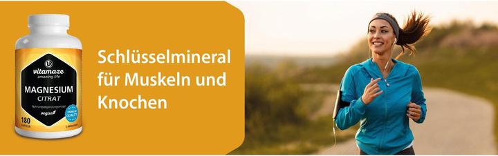 Produktbild Vitamaze Magnesiumcitrat (1 Stück, Kapseln, 157 g)