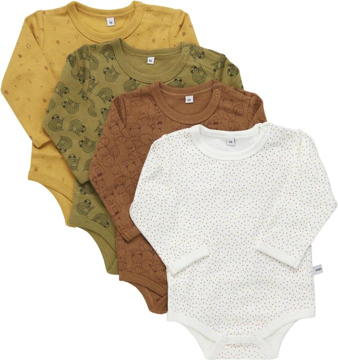 Actual product image Pippi Long sleeve bodysuit set of 4 Tinsel size 86 (86)