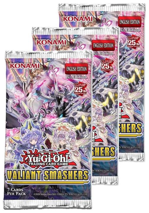 Actual product image Yu-Gi-Oh ! JCC - Pack de 3 Boosters Valiant Smashers (Tuckbox cartonné) (German, Booster display)