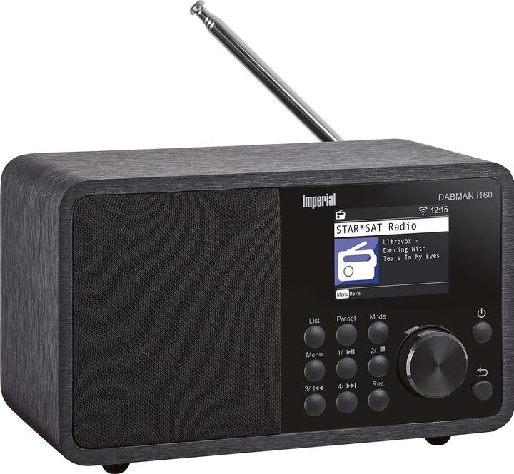 Actual product image Imperial DABMAN i160 DAB+ en internetradio met bluetooth - zwart (Web radio, DAB+, VHF, Wi-Fi, Bluetooth)