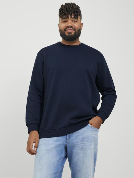 Immagine prodotto Jack & Jones Felpa monocolore plus size con collo rotondo Felpa con collo rotondo (XXL)