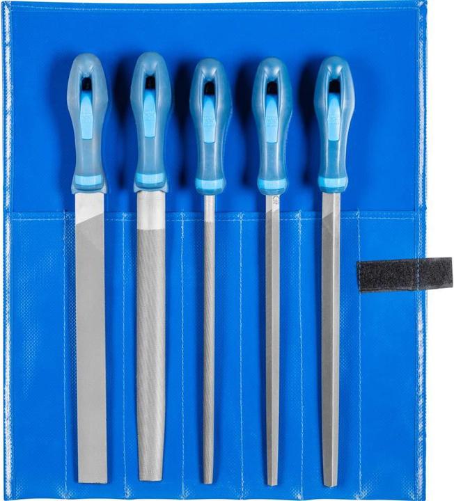 Pferd Werkstattfeilen in Rolltasche 542 WR 250 (Hieb 2, 250 mm)