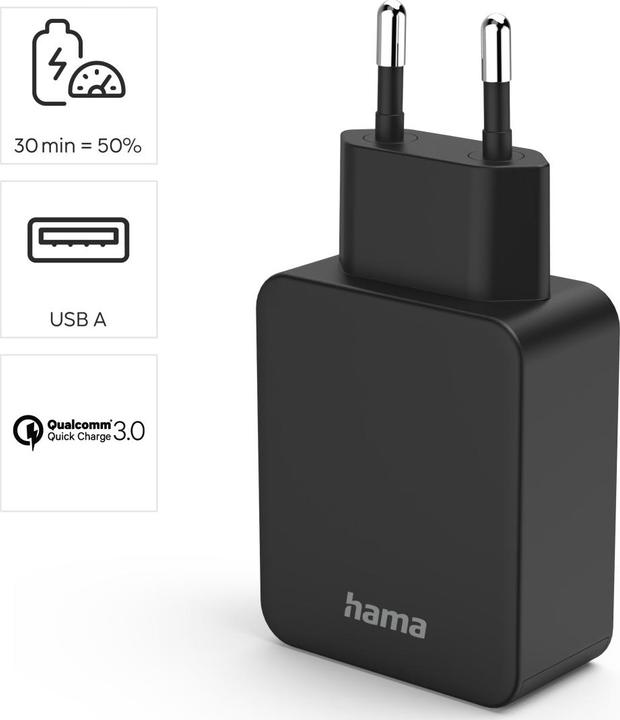 Immagine prodotto Hama Qualcomm® Quick Charge™ 3.0 (19.50 W)