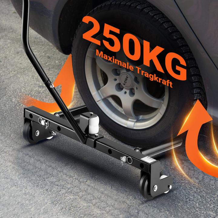 Immagine prodotto XPOtool Carrello per il cambio gomme fino a 250 kg Carrello per ruote di camion in acciaio per pneumatici