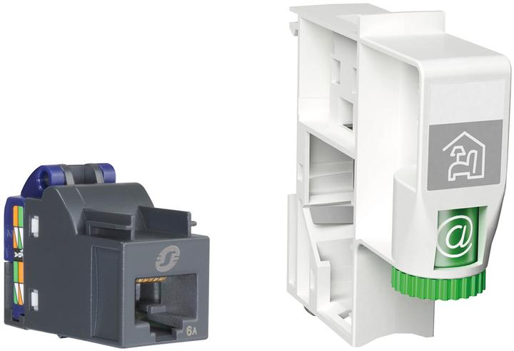Produktbild ABN APL-Set ohne Patchkabel Cat.6a Modul 180Grad BP110