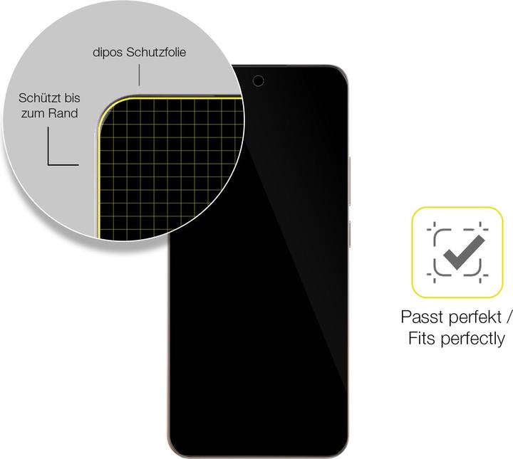 Actual product image Dipos 3D Full Cover Screen Protector (1 Piece, Oppo Reno 5G)