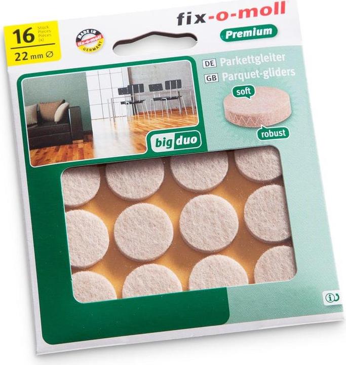 Interio Cover (Parkettgleiter, 16 Stück)