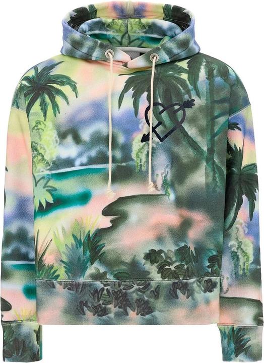 Actual product image Palm Angels Cotton Logo Hooded Sweatshirt (S)