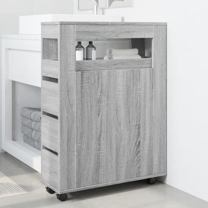 Immagine prodotto VidaXL Mobile bagno stretto con rotelle