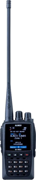 Actual product image Alinco PNI DJ-MD5XEG portable VHF/UHF radio, DMR, 4000 channels, analogue and digital mode