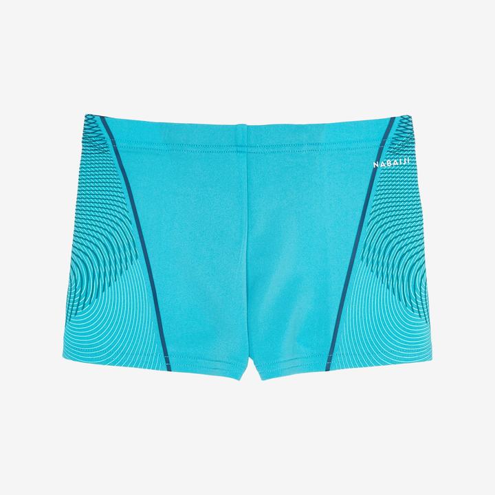 Nabaiji Badehose Boxer Jungen - 500 Fitib Anoi türkis