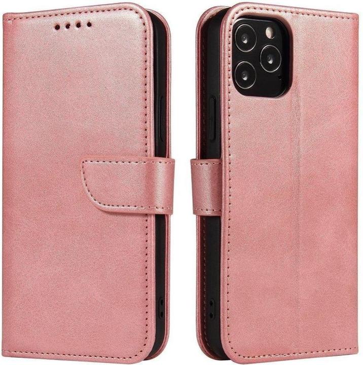 Actual product image Hurtel Magnet Case elegant case case cover with a flap and stand function Poco M4 Pro 5G pink (Xiaomi Poco M4 Pro 5G)