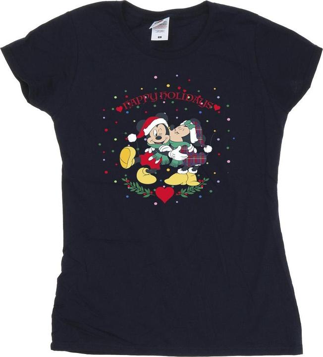 Disney Mickey Mouse Mickey Minnie Christmas TShirt (S)