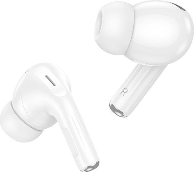 Image du produit Hoco - Wireless Earbuds (EW56 Plus) - Active Noise Cancelling, Bluetooth 5.3 - White (ANC, 4 h, Sans fil)