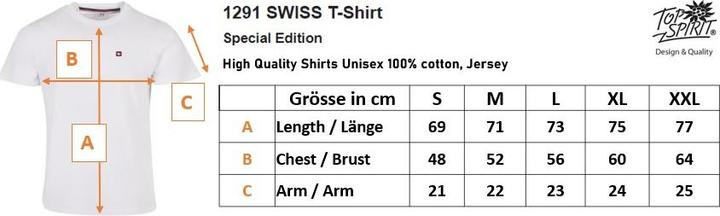 Actual product image TopSpirit 1291SWISS T-Shirt (L)