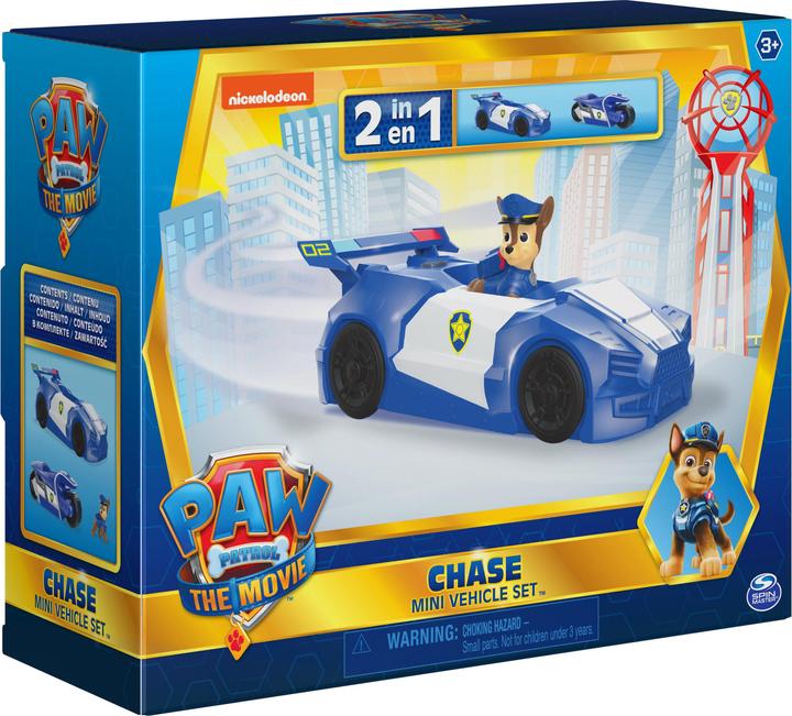 Produktbild Spin Master Paw Patrol Chases 2-in-1 Mini Polizeiwagen