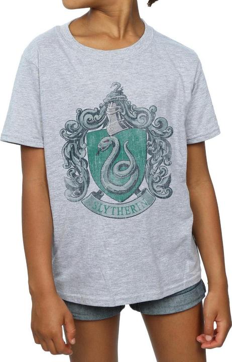 Actual product image Girls Slytherin Cotton T-Shirt (152, 158)