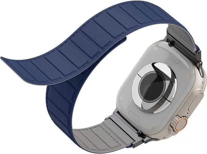 Actual product image Levelo Magnetic Roating Band Vogue for Apple Watch 45/44/42MM (44 mm, 45 mm, 42 mm, Silicone)