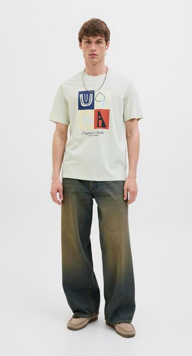 Actual product image Jack & Jones Gedruckt Rundhalsausschnitt T-shirt T-shirt (XL)