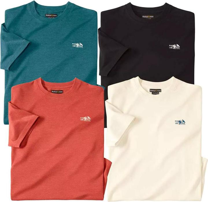 Produktbild Atlas For Men Raid XTrem TShirt Rundhalsausschnitt (4erPack) (L)