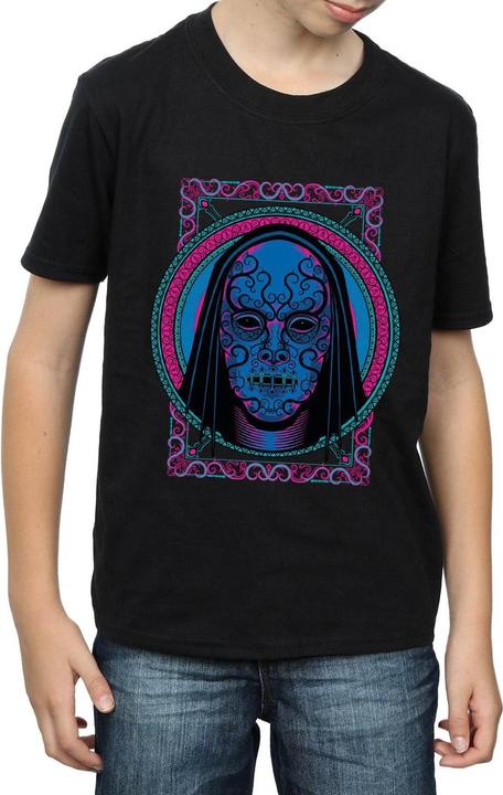 Actual product image Boys Neon Death Eater Mask T-Shirt (140, 146)