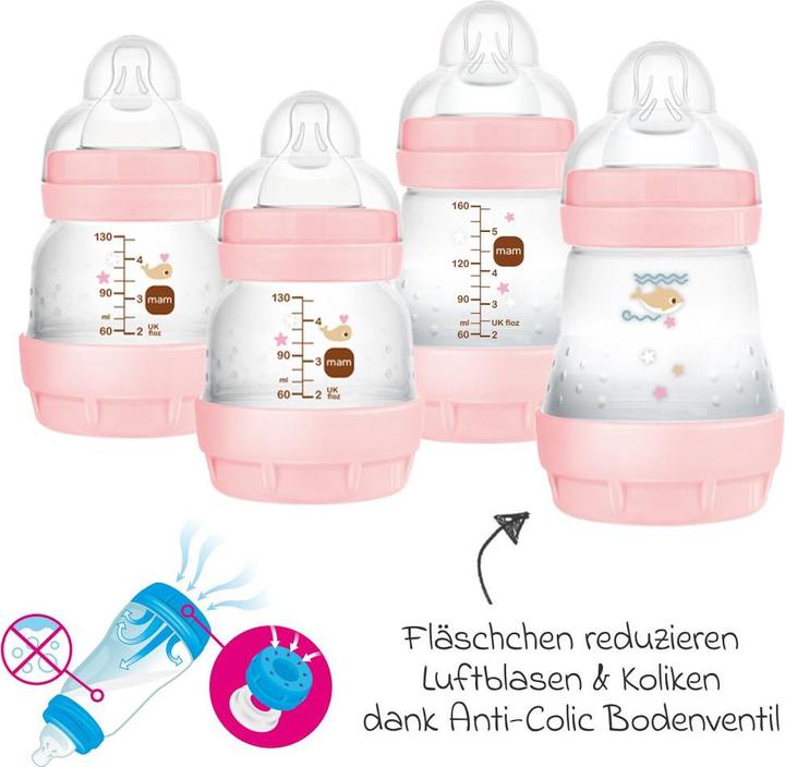 Image du produit MAM Easy Start Kit anti-coliques, 0+ M, rose (260 ml)