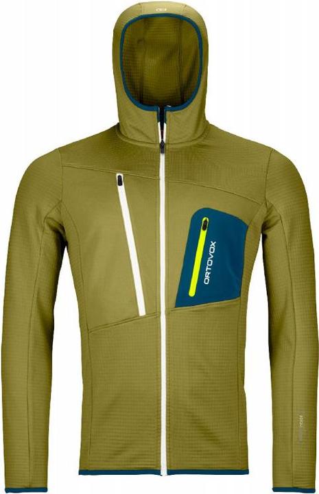 Actual product image Ortovox Fleece Grid Hoodie Men Midlayer (M)