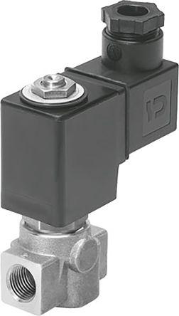 Actual product image Festo 2/2 Way Solenoid Valve, NC, G1/4", 4mm