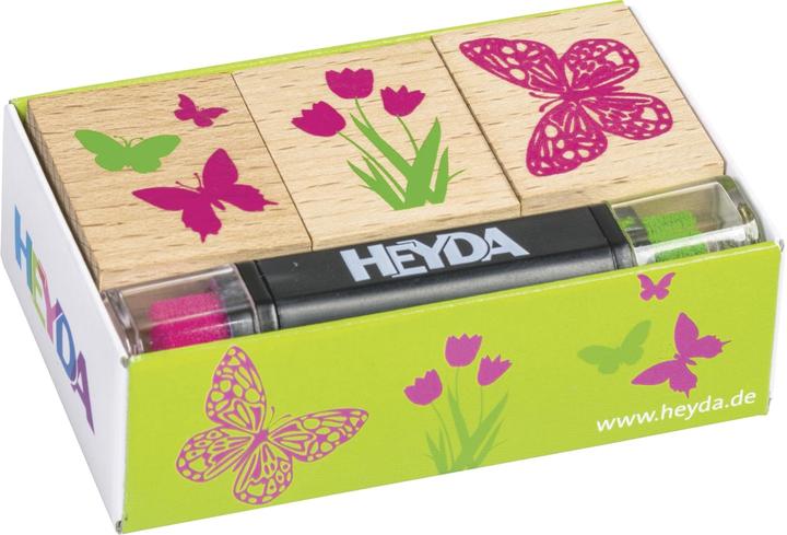 Produktbild Heyda Motivstempel-Set Frühling 8 x 4.5 x 2.5 cm