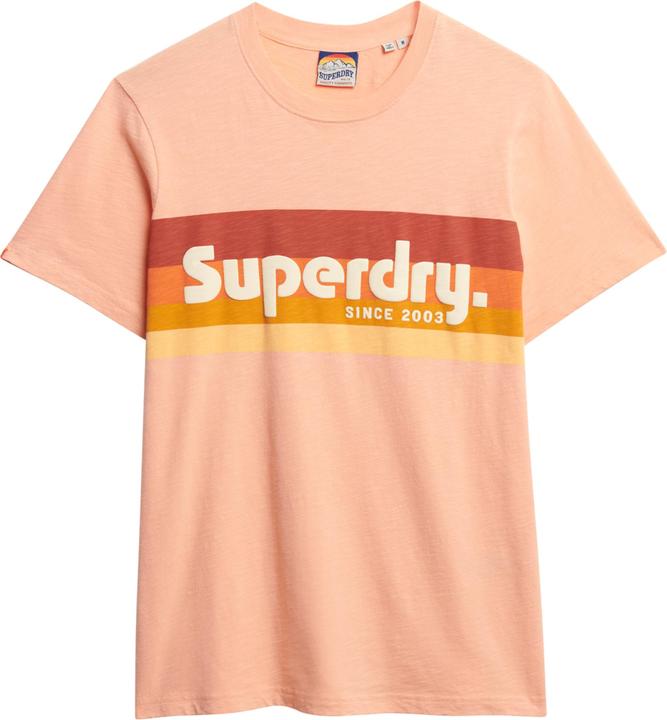 Superdry Lässiges Terrain T-Shirt mit Streifen und Logo