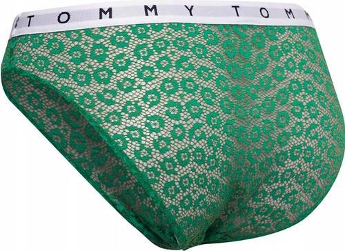Produktbild Tommy Hilfiger Damen 3P Full Lace Bikini Style Unterwäsche, Solar Yellow/Green Mal/Pink Amour, S (S)
