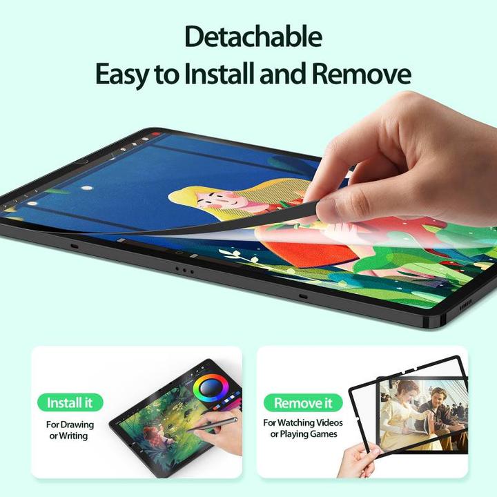 Produktbild Dux Ducis Naad Series Paperlike Film Schutzfolie (1 Stück, Galaxy Tab S9, Galaxy Tab S8, Galaxy Tab S9 FE, Galaxy Tab S7)