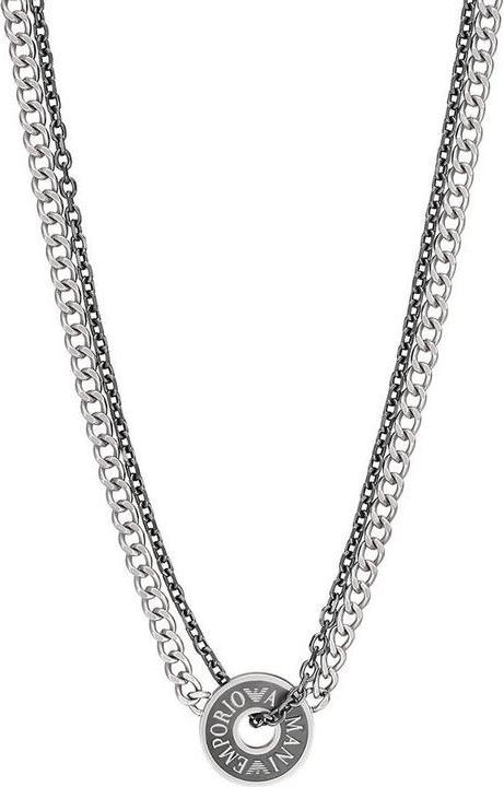 Emporio Armani Kette LOGO ESSENTIALS (Edelstahl, 52 cm)