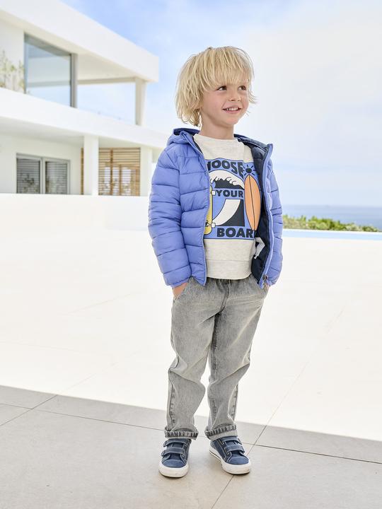 Image du produit Vertbaudet Weite Jungen Jeans mit Dehnbund, Bundweite verstellbar (128)